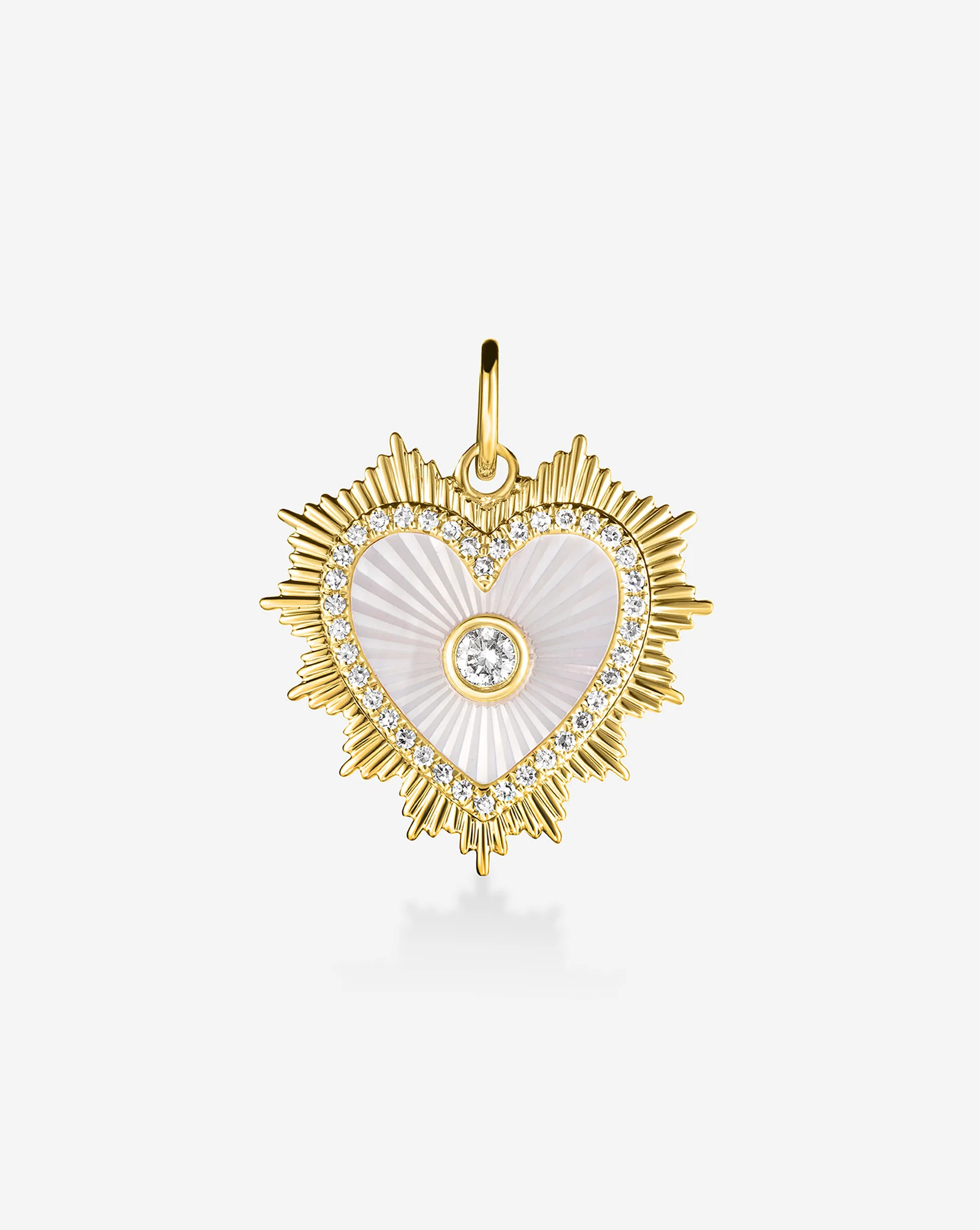 Mother of Pearl Heart Pendant | Ring Concierge
