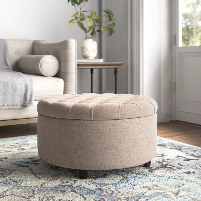 Parker Upholstered Storage Ottoman | Wayfair North America