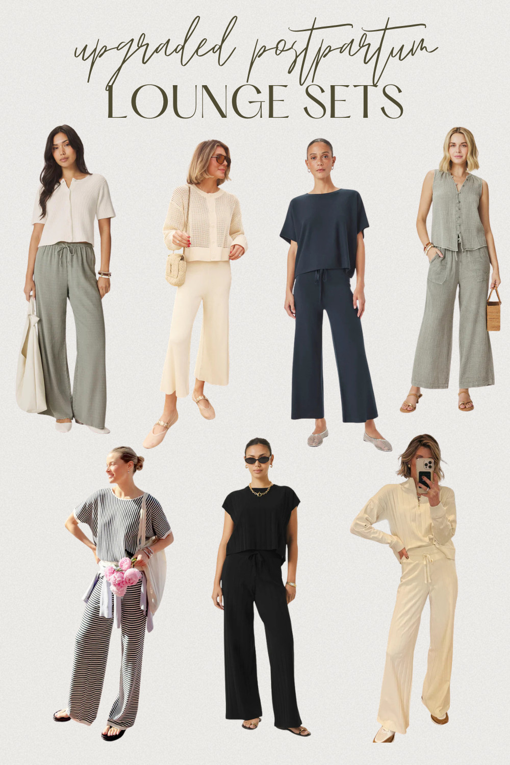 Postpartum style—but make it elevated. These luxury lounge sets are proof that comfort and sophistication can absolutely go hand in hand during the newborn season. From soft neutral palettes to relaxed wide-leg silhouettes, these pieces are designed to help new moms feel put together while staying incredibly comfortable.

Several of these looks are from the newly launched Splendid x @CellaJaneBlog Spring 2026 collection, featuring timeless sets that are perfect for the new mom (or anyone!) who wants to look and feel good.

Think upgraded mom sets: elevated loungewear, soft fabrics, effortless matching outfits, and silhouettes that move with you while you care for baby. Whether you're just wanting to feel good, heading out for a quick coffee run, or hosting friends, these matching sets make getting dressed simple—but still beautiful.

If you're ready to upgrade your postpartum wardrobe, these chic lounge sets are the perfect blend of comfort, softness, and polished mom style.

#luxuryloungewear #postpartumstyle #splendidstyle #cellajane #momstyle #postpartumoutfits #newmomwardrobe #elevatedloungewear #neutralmomstyle #momlifeoutfits 

 #LTKootd #LTKmomlife #LTKBump