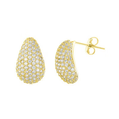 Adornia Teardrop Pave Earrings | Target