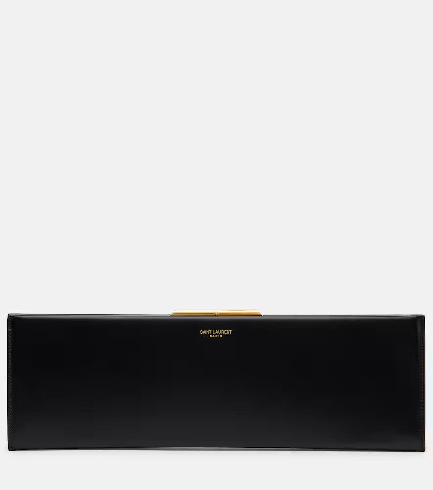 Saint Laurent Clutch Midnight Small aus Leder | Mytheresa (DACH)