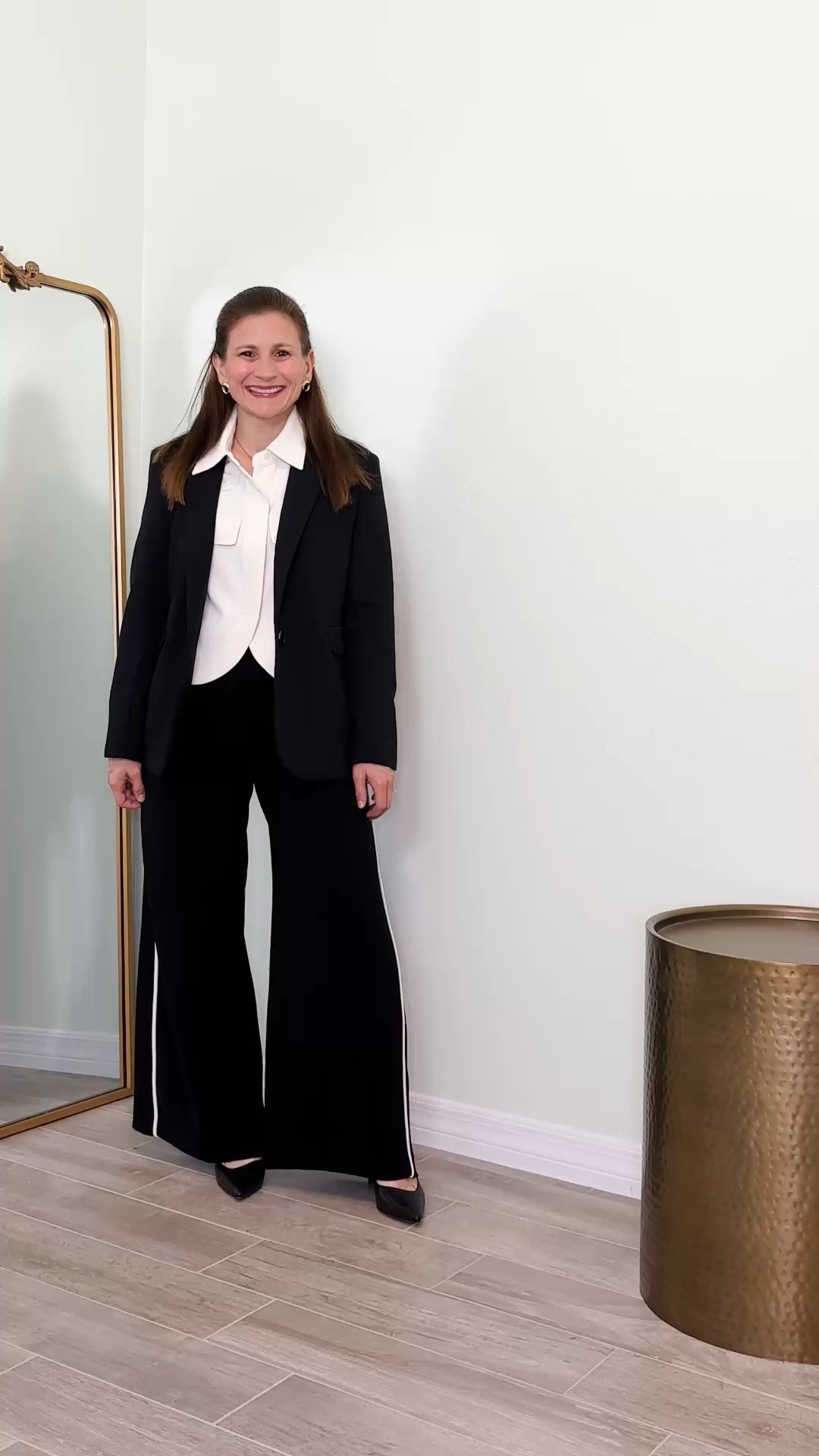 Tip: spray your white collar with hairspray so you don’t have makeup transfer; office wardrobe staples, petite friendly trousers and blazer

#LTKStyleTip #LTKPetite #LTKWorkwear