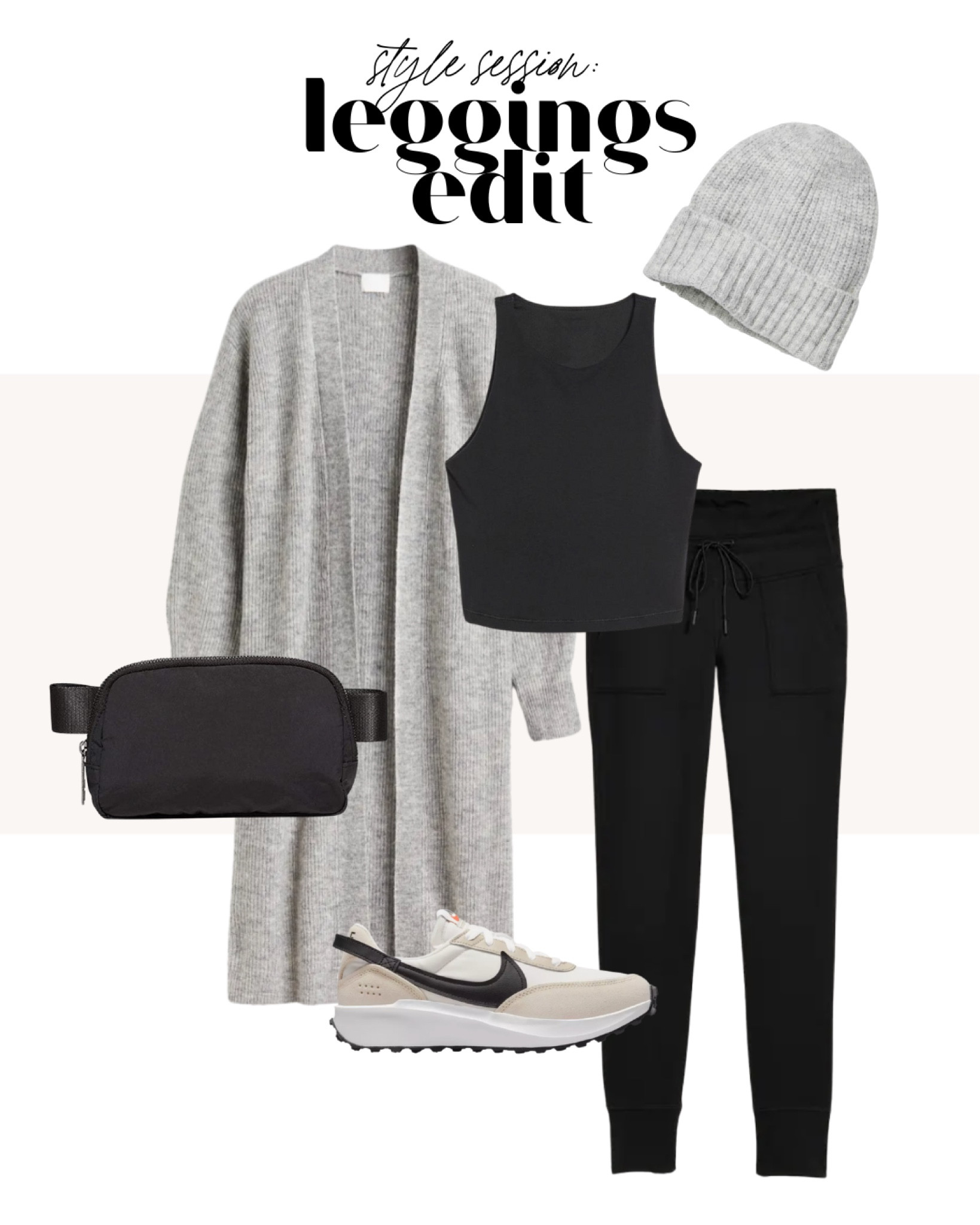 easy workout outfit idea leggings styled Old Navy joggers outfit casual leggings outfit idea 

#LTKstyletip #LTKunder50 #LTKsalealert