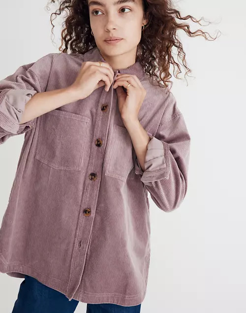 Corduroy Kentwood Oversized Shirt-Jacket | Madewell