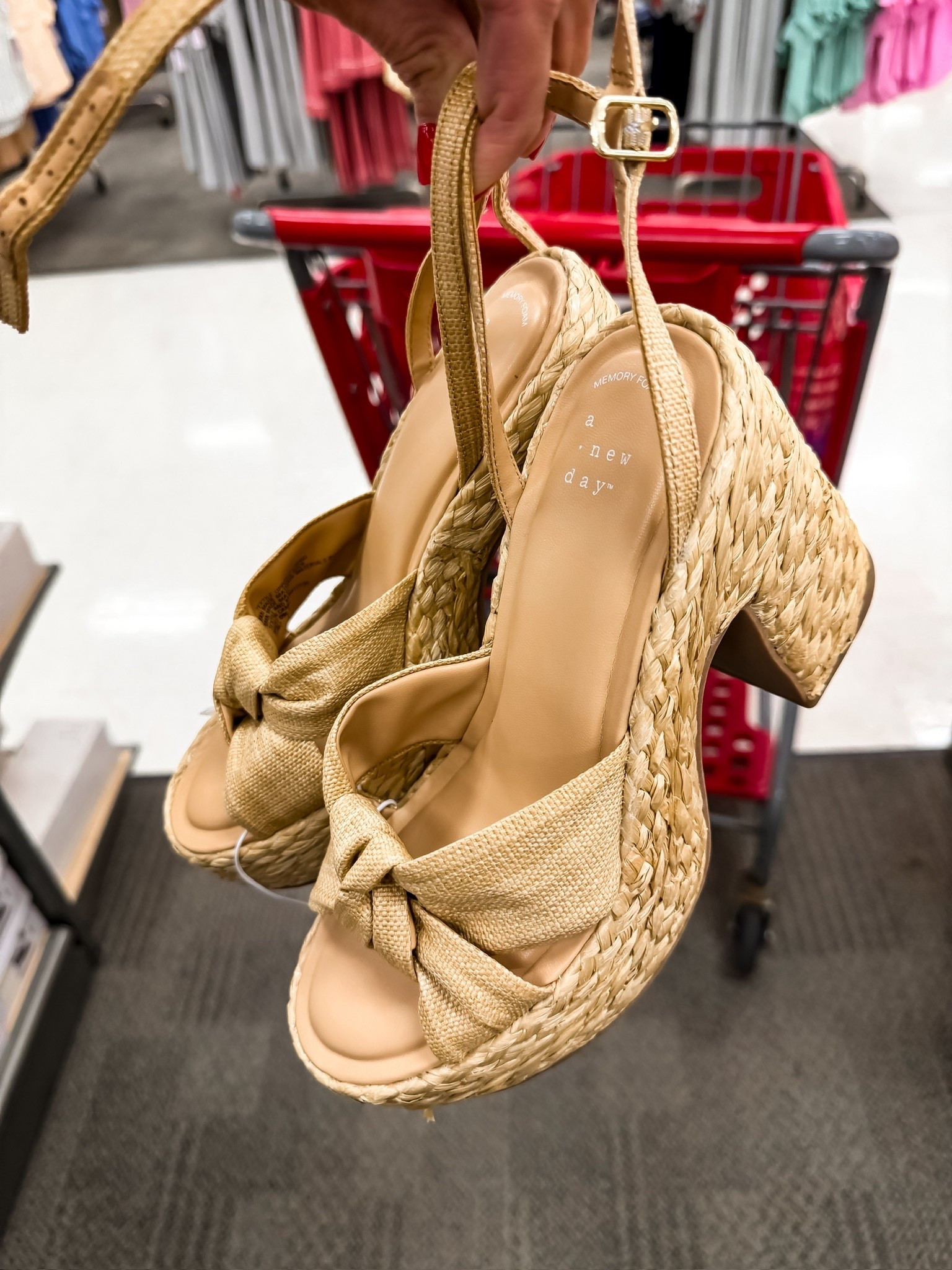 these are giving designer for less. the woven detail + little platform makes them so flattering and perfect for spring and summer outfits

spring sandals, woven heels, target finds, affordable style, summer shoes, neutral heels, vacation outfit, dressy casual, chic finds, themominstyle

#LTKTravel #LTKSeasonal #LTKootd