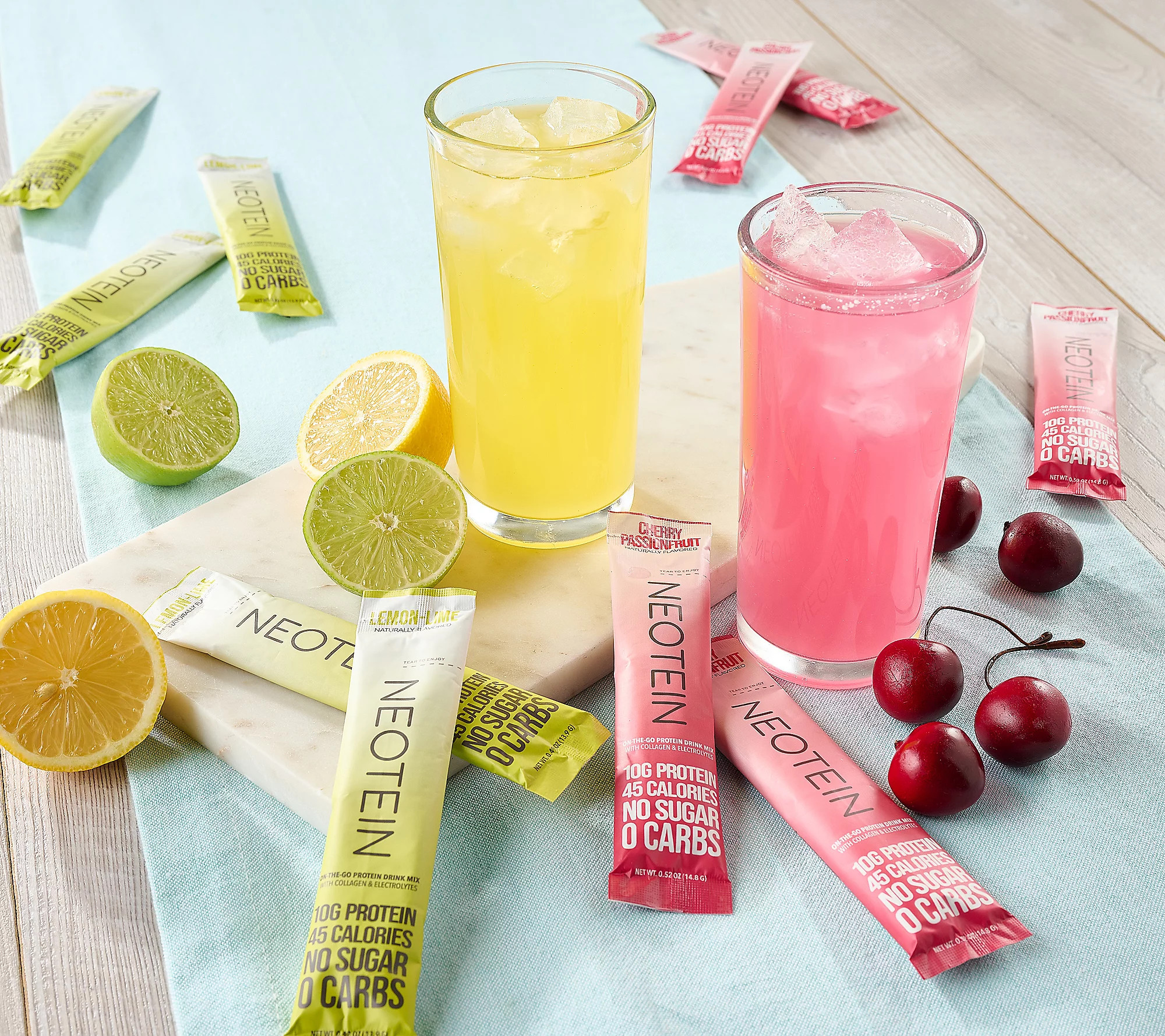 Neotein (18)-ct Protein & Hydration Drink Mix Packets | QVC