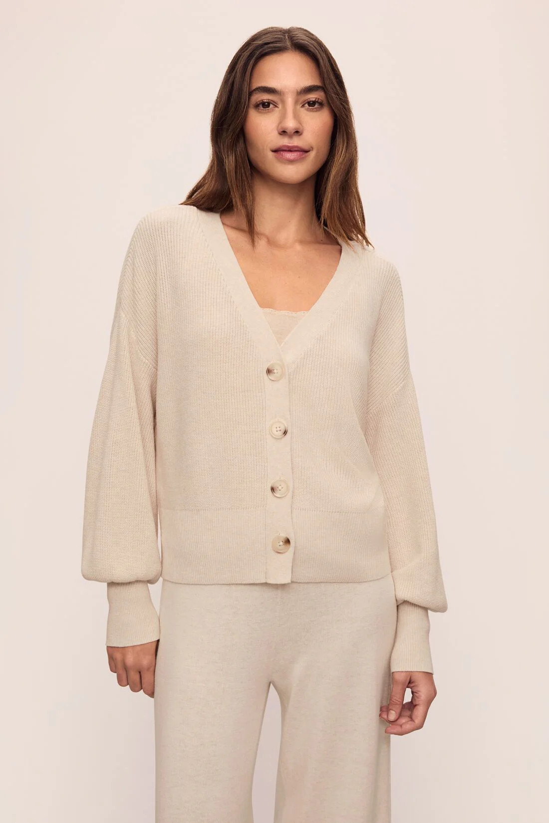 Fine Gauge Sweater Cardigan | Eberjey