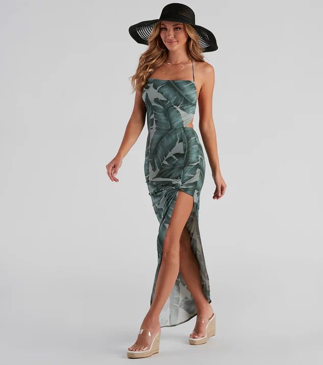 Natural Beauty Tropical Maxi Dress | Windsor Stores