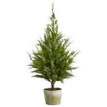 3.5ft. Unlit Cedar Pine Natural Look Artificial Christmas Tree | Michaels Stores