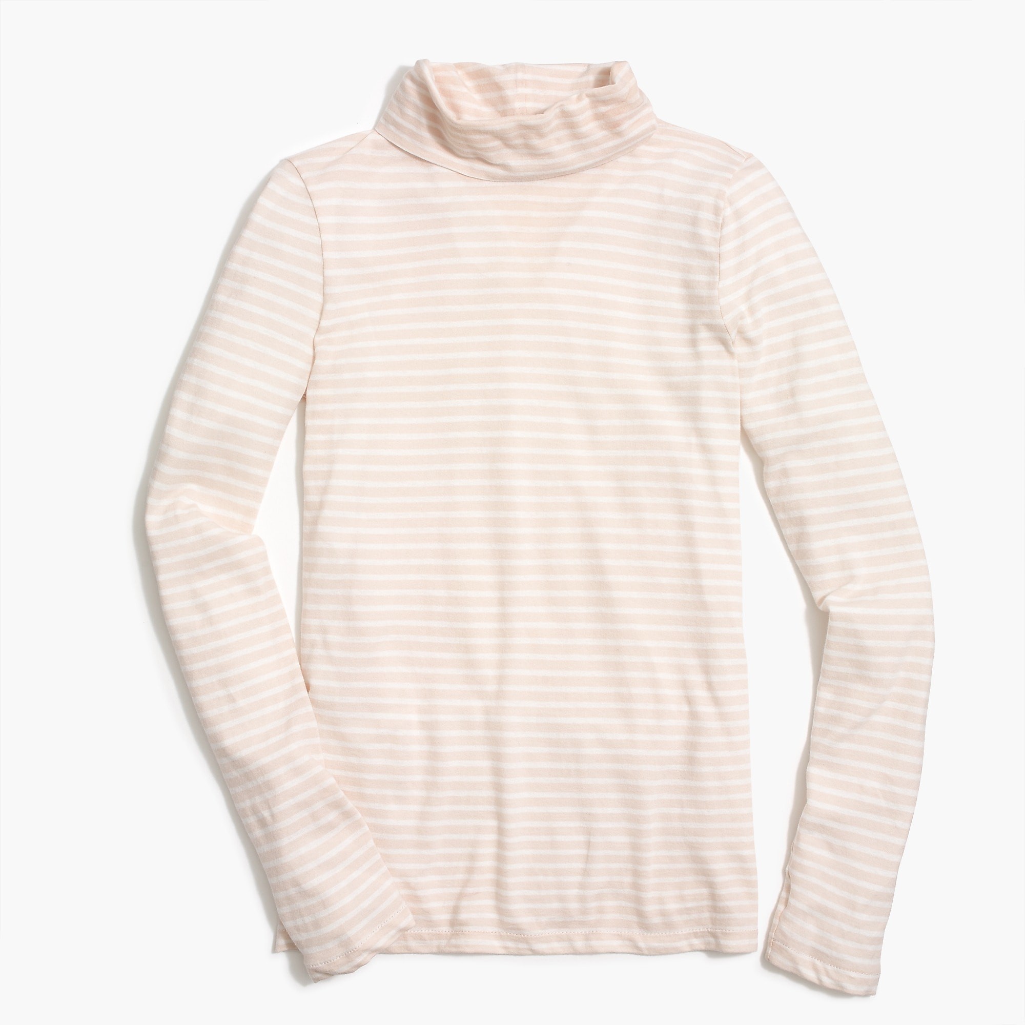 Striped tissue turtleneck | J.Crew Factory