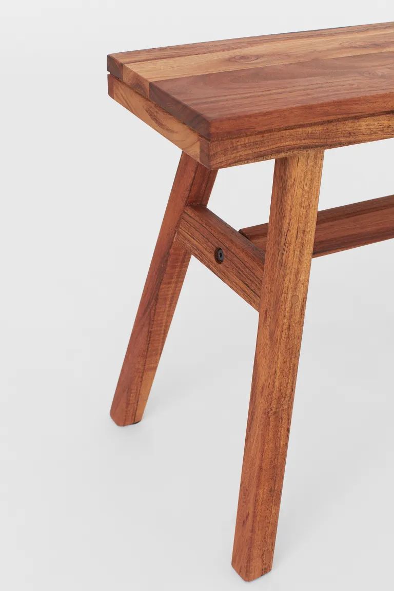 Wooden stool - Brown - Home All | H&M GB | H&M (UK, MY, IN, SG, PH, TW, HK)