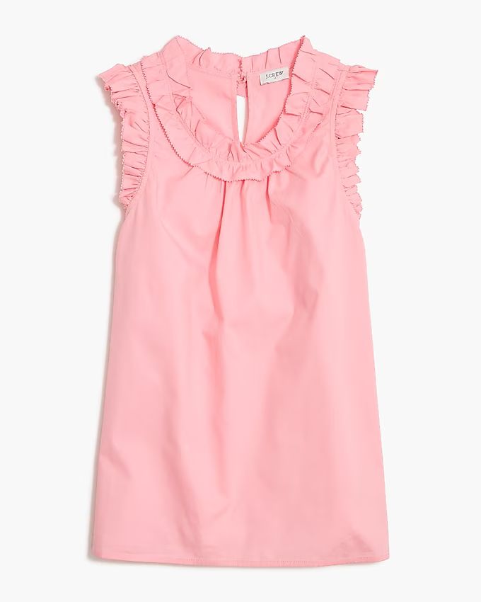 Sleeveless ruffle top | J.Crew Factory