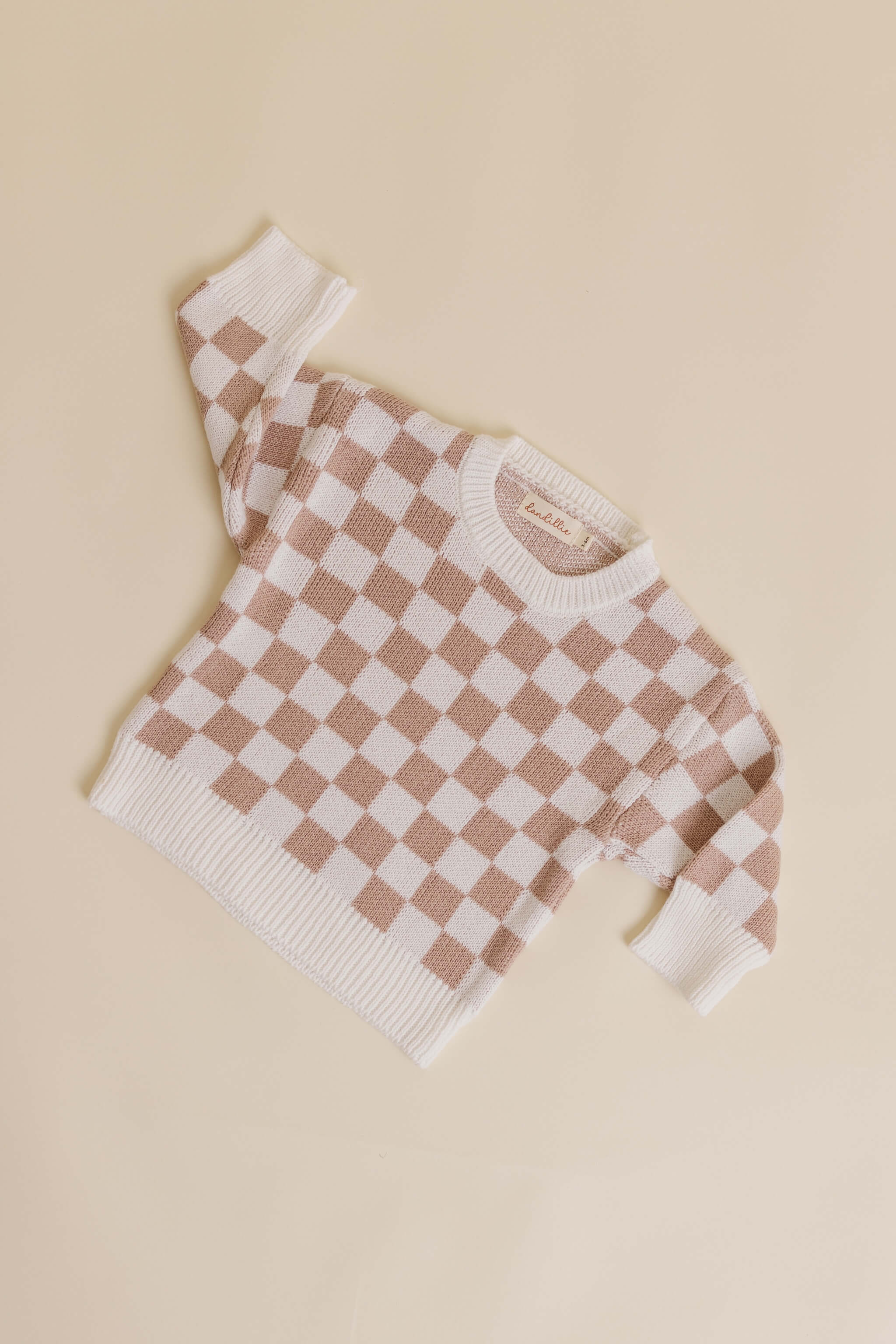 Checker Knit Sweater | Dandillie