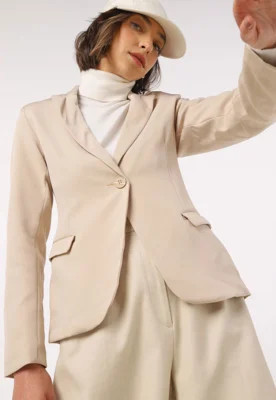 Blazer Aishty Alfaiataria Bege | Dafiti (BR)