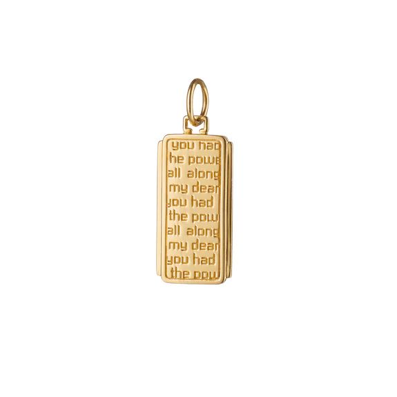 “Dorothy” 18K Gold Medallion Charm | Monica Rich Kosann | Monica Rich Kosann