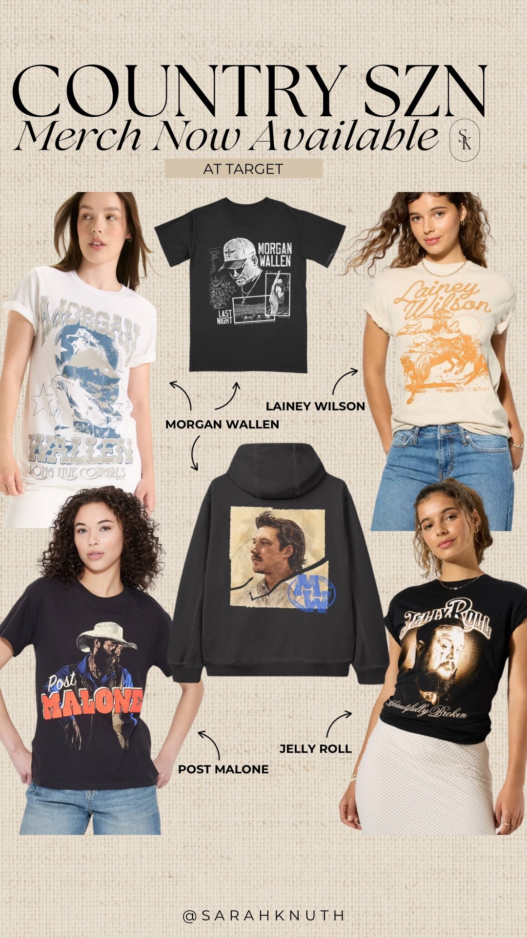 Country music artist merch, country concert, Nashville, cma fest

#LTKParties #LTKFindsUnder50