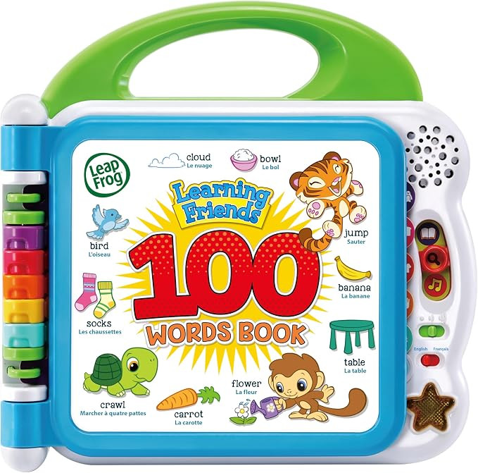 Leapfrog 601503 Learning Friends 100 Words Baby Book Educational and Interactive Bilingual Playbo... | Amazon (US)