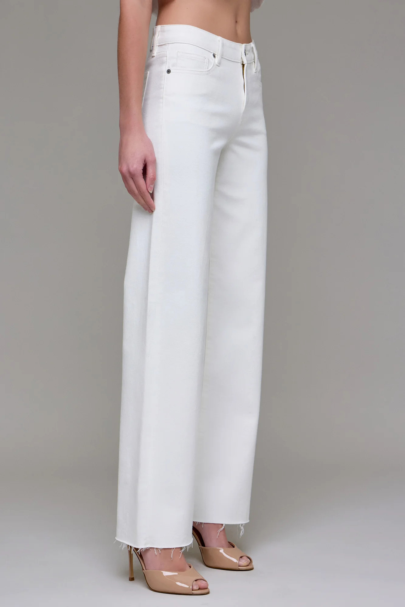 LOGAN DAD JEANS WHITE | Harper's Den