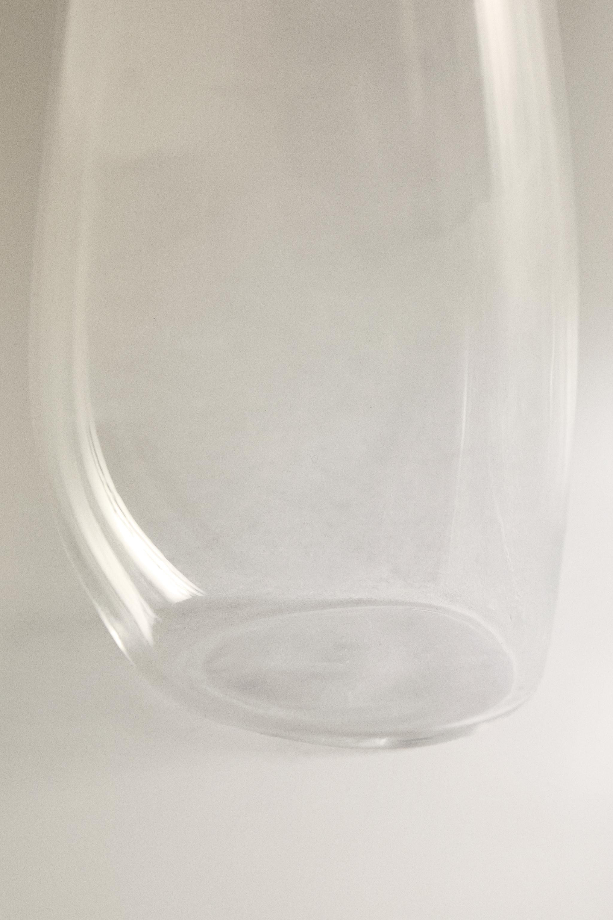 SMALL IRREGULAR GLASS VASE | Zara US