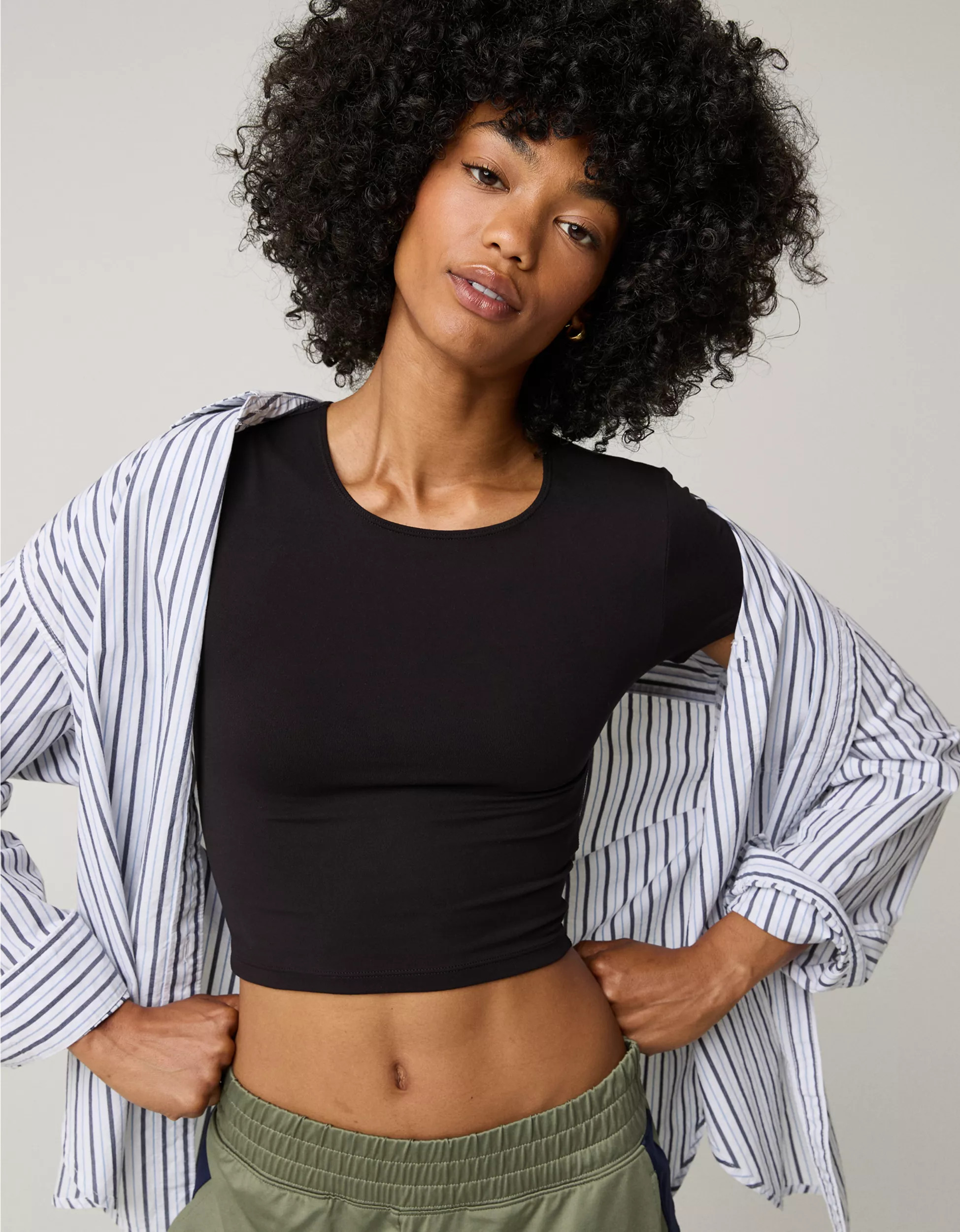 OFFLINE By Aerie The Hugger Open Back T-Shirt | Aerie