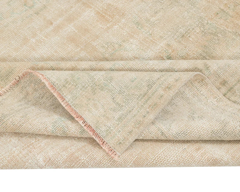 6x9 Vintage Rug, Neutral Turkish Rug, Oushak Rug, Anatolian Rug, Living Room Rug, Handmade Rug, L... | Etsy (US)