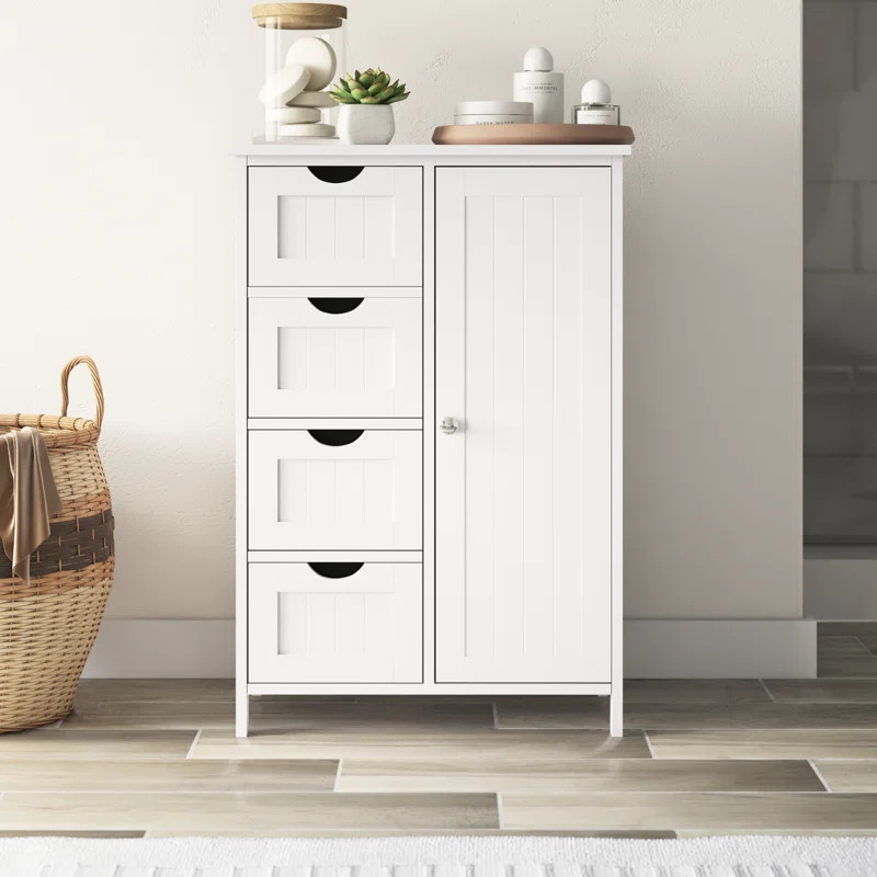 Torr 21.7'' W x 31.9'' H x 11.8'' D Free-Standing Bathroom Cabinet | Wayfair North America