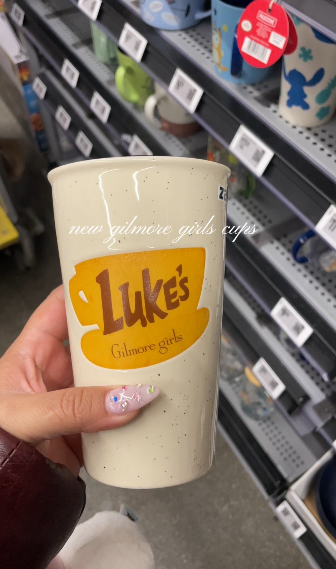 new Gilmore Girls cups found! 
The ceramic one is my favorite! 🍂☕️☁️🤍
Gilmore Girls 
Gilmore girls cups 
Luke mug 
Luke cup 
Stars Hollow #gilmoregirls