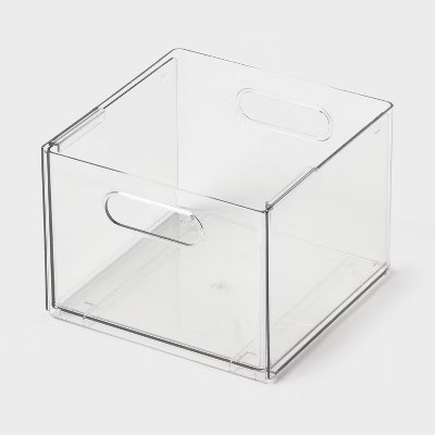All Purpose Clear Expandable Bin Small - Brightroom™ | Target