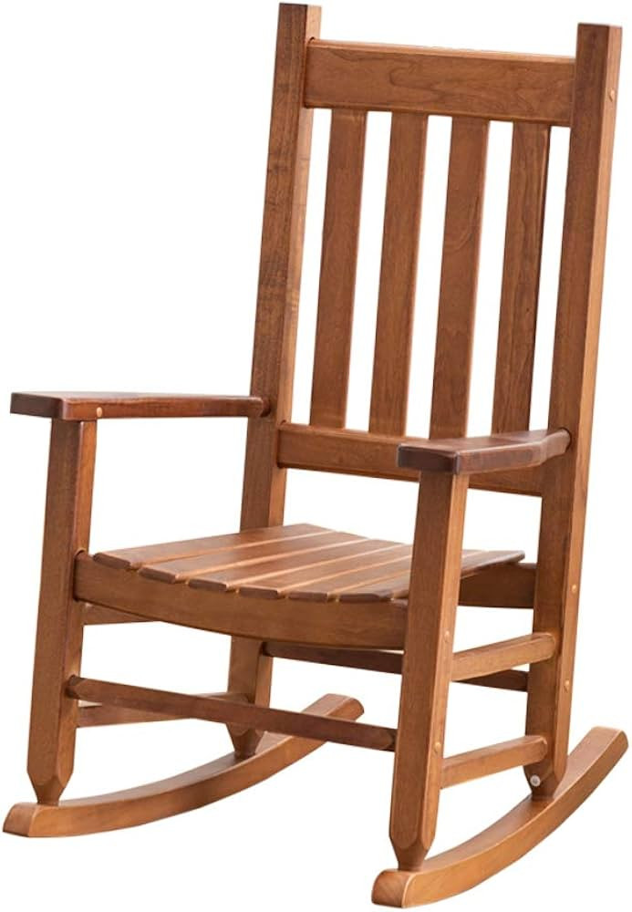 B&Z KD-23N Classic Child's Porch Rocker Rocking Chair Ages 6-10 Indoor Outdoor, Wood | Amazon (US)