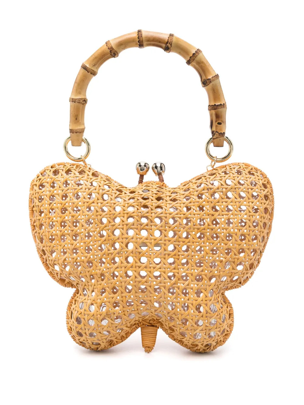 SERPUI Ava Butterfly Clutch Bag | Neutrals | FARFETCH | Farfetch Global