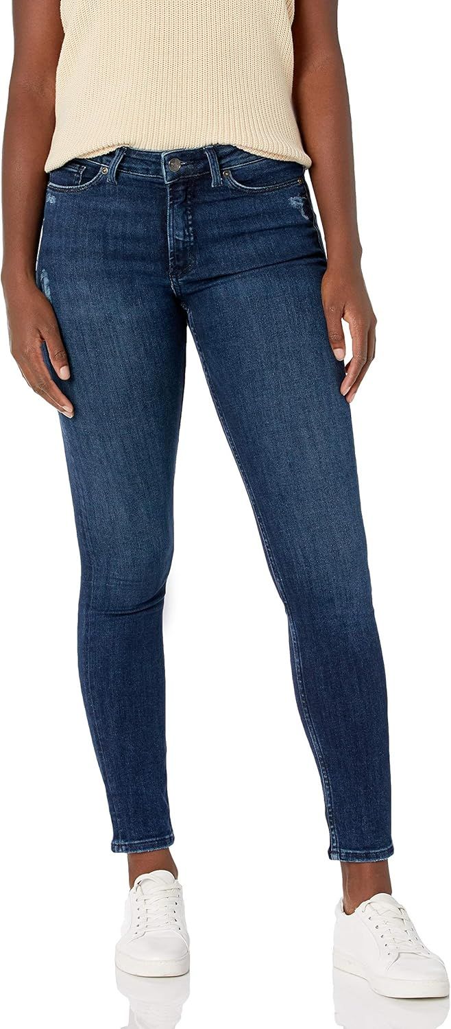 Silver Jeans Co. Women's Most Wanted Mid Rise Skinny Fit Jeans | Amazon (US)