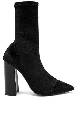 Tony Bianco Diddy Velvet Bootie in Black Velvet | Revolve Clothing