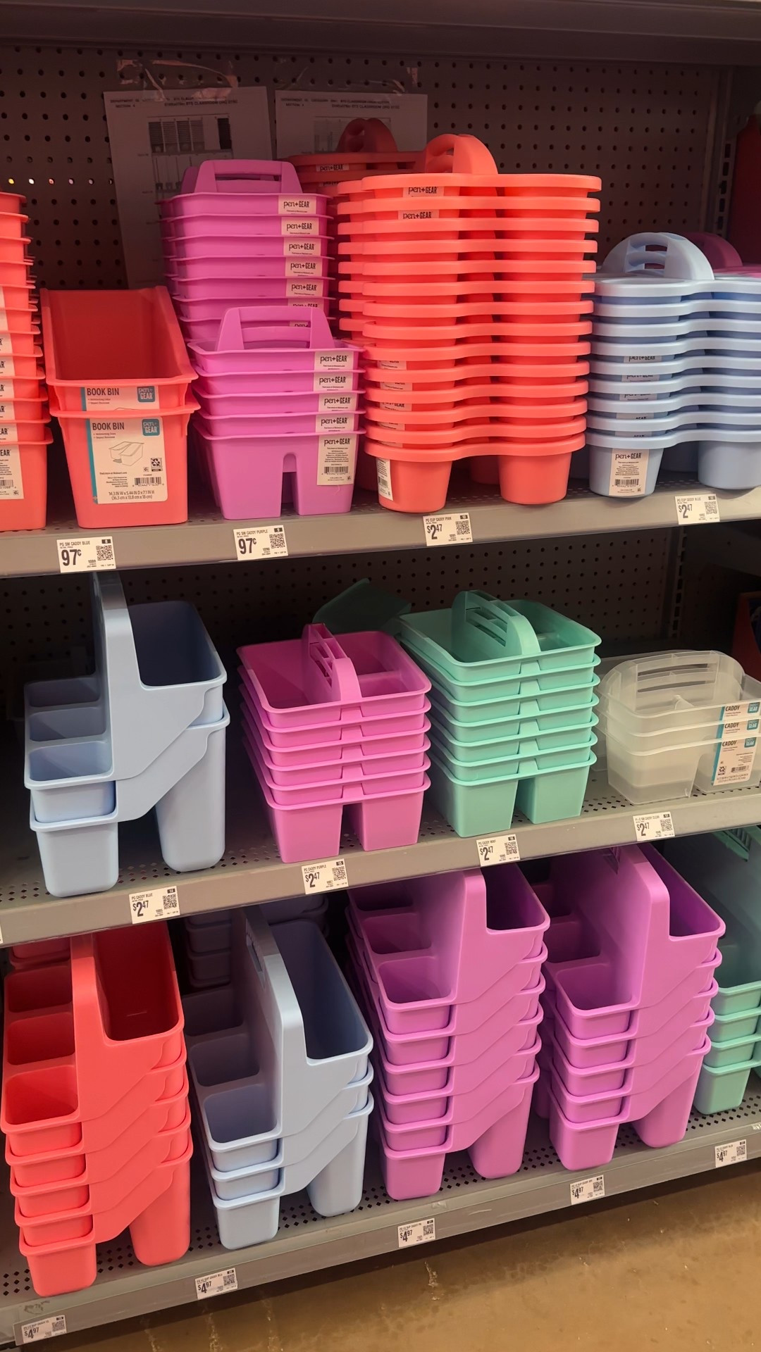 Cute caddies we'll be using for our teacher survival kits!  Great for back to school organization! 
.


#LTKSeasonal #LTKHome #LTKFindsUnder50
