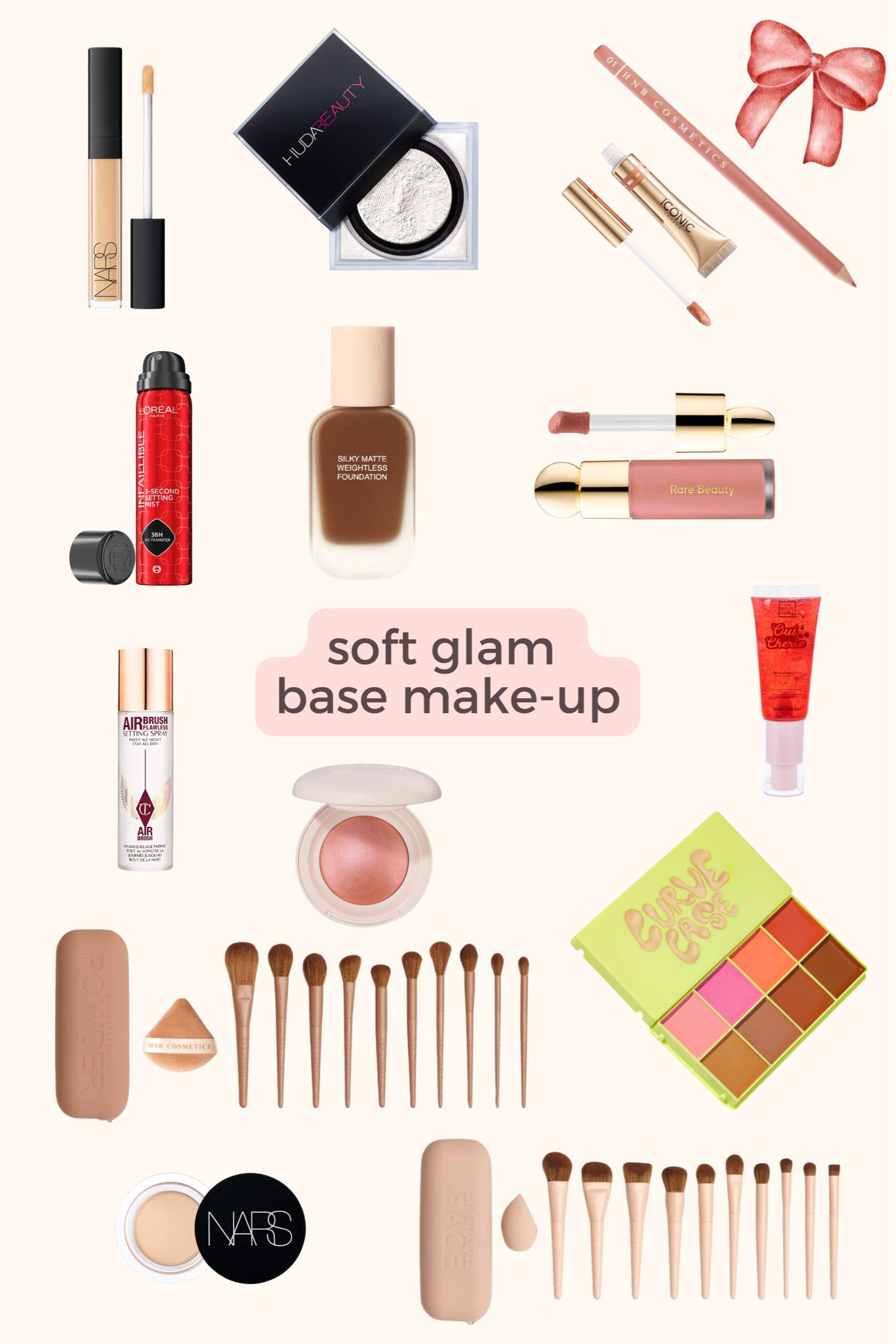 My go to makeup base products to create the most flawless soft glam🤍✨

No matter your skin tone, you should be able to re-create my soft glam base using these products (shades shown aren’t all the ones I use - just displaying a range here 🥰)

#softglam #softglambase #basetutorial #makeup #makeuptutorial #makeuplover #makeupobsessed #makeuptok #beauty #beautyproducts #beautytok #beautyobessed 

#LTKuk #LTKxBootsBeauty #LTKbeauty