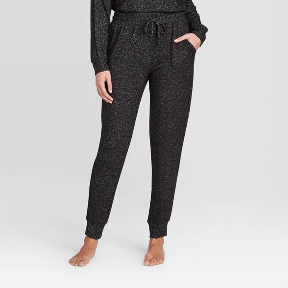 Women&#39;s Perfectly Cozy Lounge Jogger Pants - Stars Above&#8482; Dark Gray XS | Target