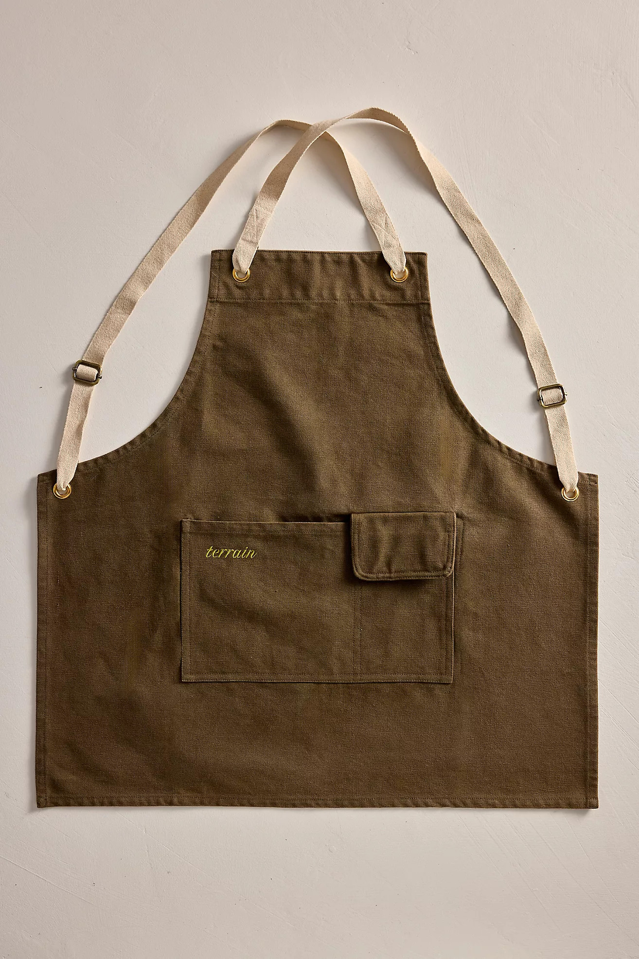 Terrain Cotton Apron | Anthropologie (US)