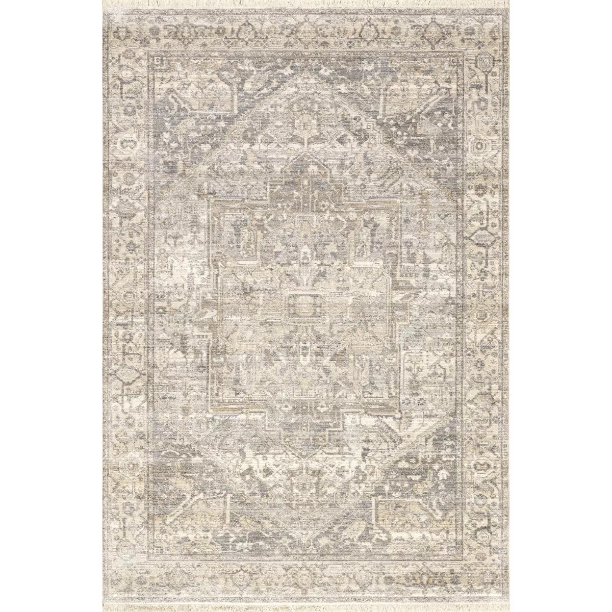 Nuloom Harriet Vintage Medallion Fringe Area Rug | Target