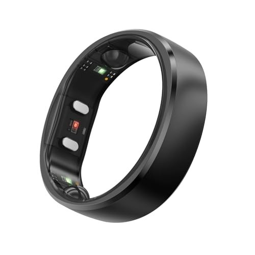 RingConn Gen 2, World’s First Smart Ring with Sleep Apnea Monitoring, No APP Subscription, 12-Day Battery Life, Stress/Heart Rate/Women's Health Tracker, Android & iOS Compatible (Black, Size 10) | Amazon (US)