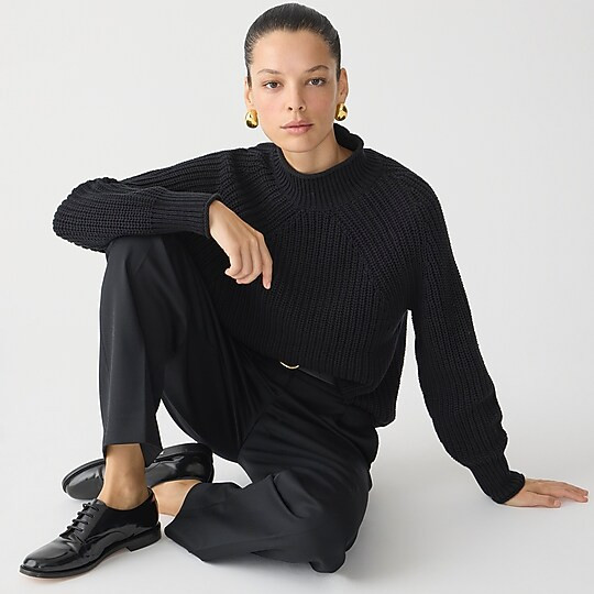 Relaxed rollneck sweater | J. Crew US