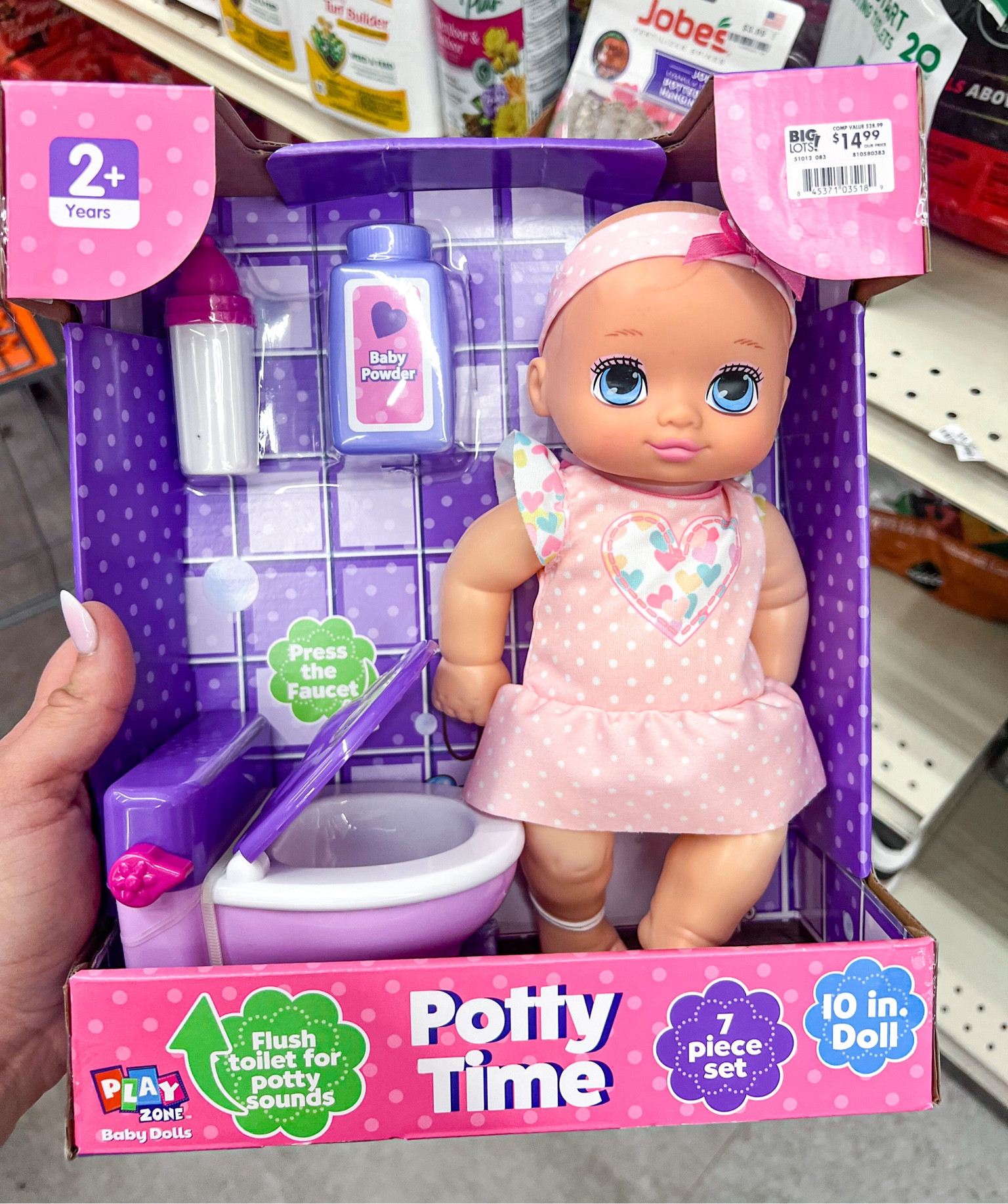 one of the girls favorite toys, under $15!

baby doll, baby doll accessories, potty time, play zone baby doll, potty training

#LTKBaby #LTKFindsUnder50 #LTKKids