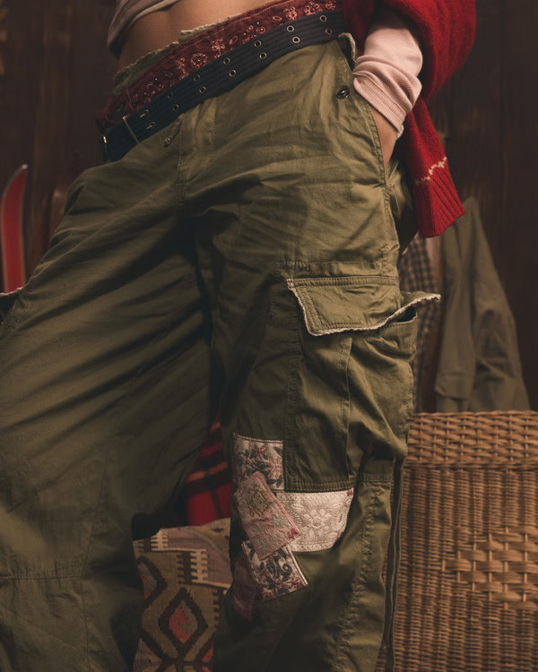 Low Rise Baggy Cargo Pant | Abercrombie & Fitch (US)