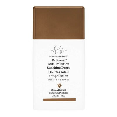 sérum bronzeador drunk elephant d-bronzi anti-pollution sunshine drops | Sephora (BR)