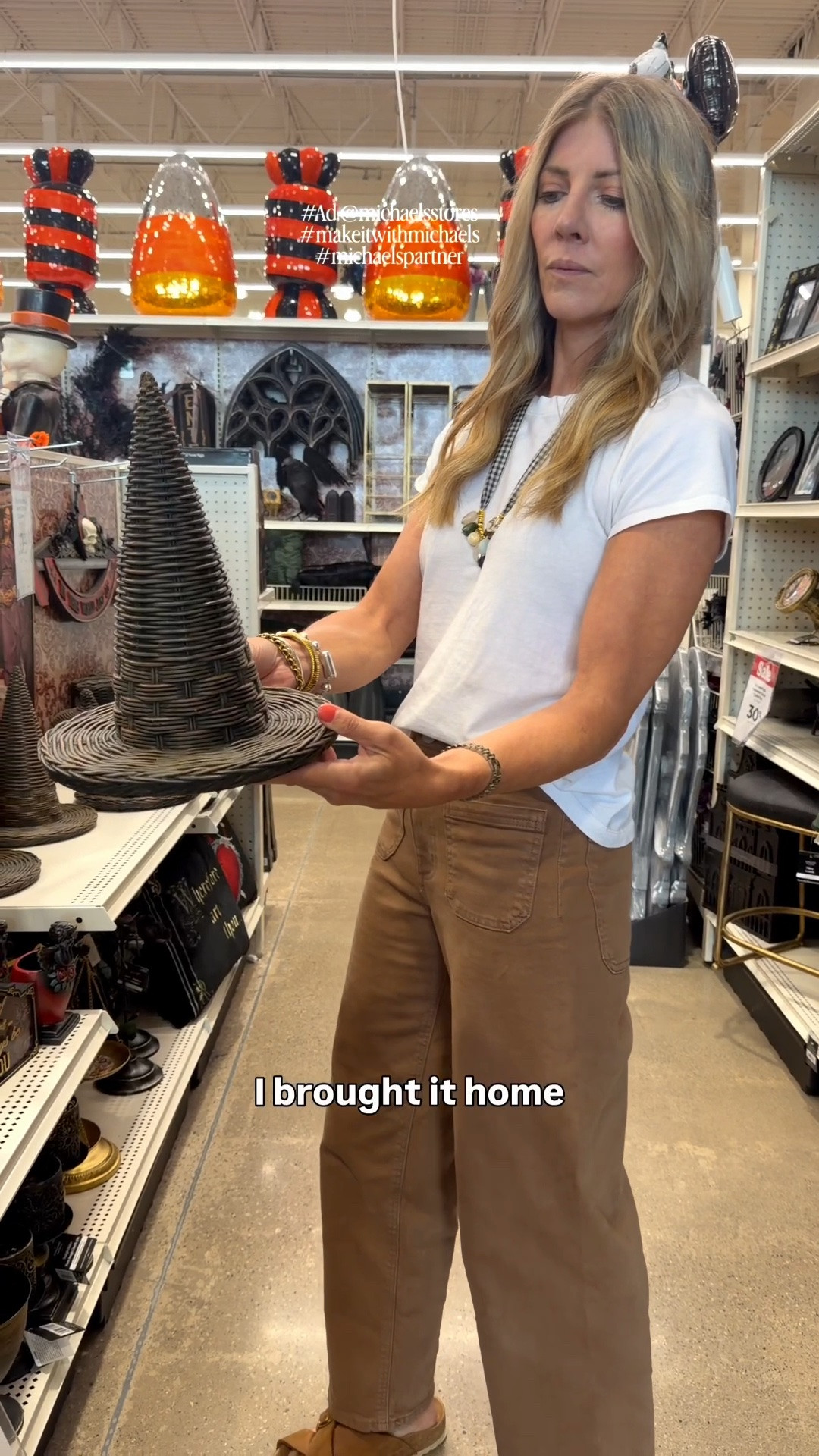 Okay Michaels got me with Halloween this year. #Ad I went through all six collections and somehow my list just kept getting longer. 😂

The woven look witch hat and pumpkins were easily some of my favorites… they have that texture that makes Halloween decor feel a little less Halloween-y, if that makes sense. The pumpkin candle holder is a MUST. And the nostalgic collection took me right back to the Halloween stuff we grew up with. 🎃

Also… the plant picks!! Such an easy way to make a plain mum look 10x cuter or stick a few into a fall centerpiece you already have.

Be sure to follow us on the @shop.LTK app INTERIORJEMS to see all our exclusive posts 🤍

#liketkit  

@michaelsstores #makeitwithmichaels #MichaelsPartner

#LTKSaleAlert #LTKHome