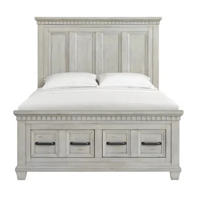 Canora Grey Millyr Queen Storage Bed In Antique White | Wayfair North America