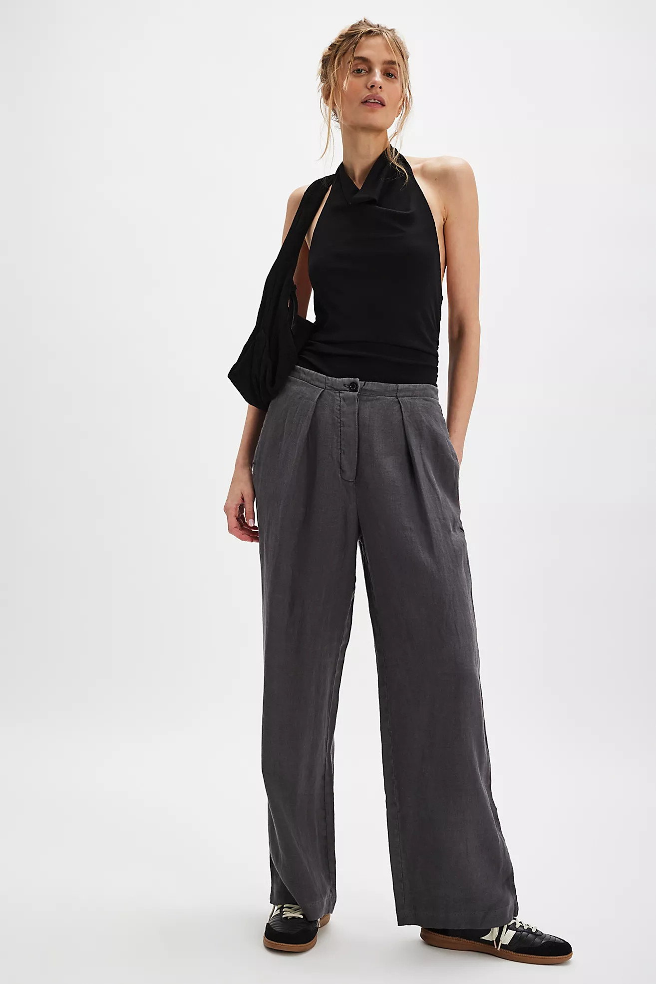 Tyler Linen Trousers | Free People (Global - UK&FR Excluded)