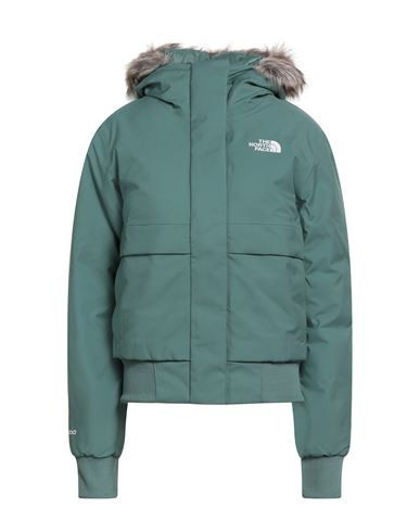 The North Face Woman Puffer Green Size XS Polyester | YOOX (US)