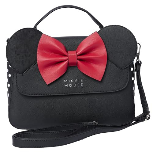 Loungefly Disney Minnie Mouse Crossbody Bag with Ears and Bow (Polka Dots) | Amazon (US)