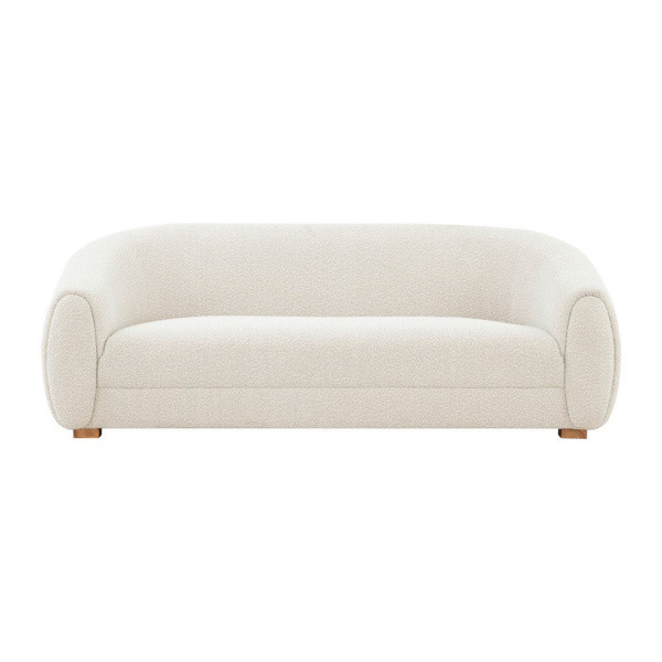 Emiliana Boucle Sofa Ivory by Safavieh | Homethreads