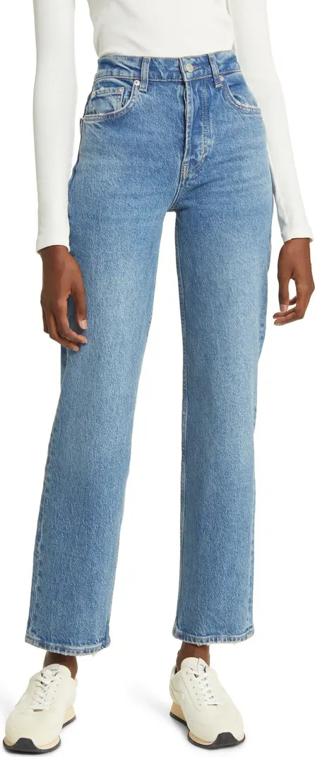 The Topanga High Waist Straight Leg Jeans | Nordstrom