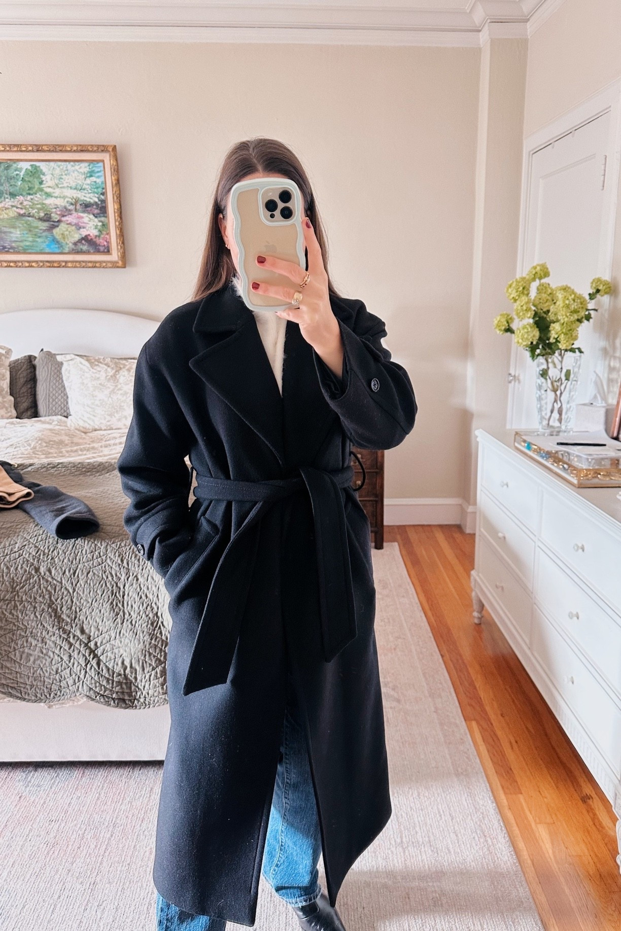 Mango Manteco Wool Coat with belt wearing size smalll

#LTKOver40 #LTKSeasonal #LTKootd